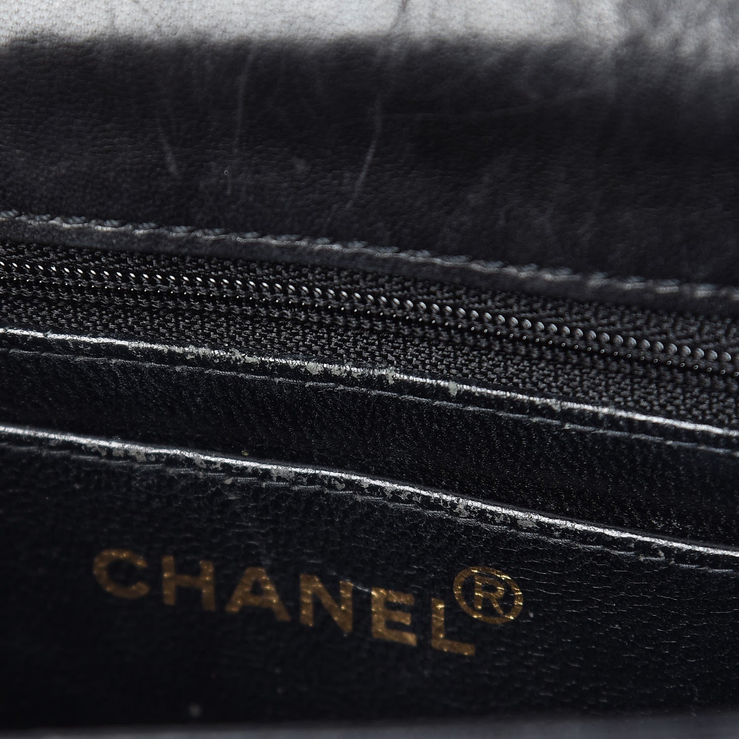 Chanel Glazed Calfskin Quilted Mini Square Flap Black 12 of 14