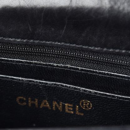 Chanel Glazed Calfskin Quilted Mini Square Flap Black 12 of 14