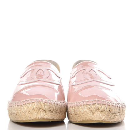 Chanel Patent CC Espadrilles 42 Pink 3 of 11