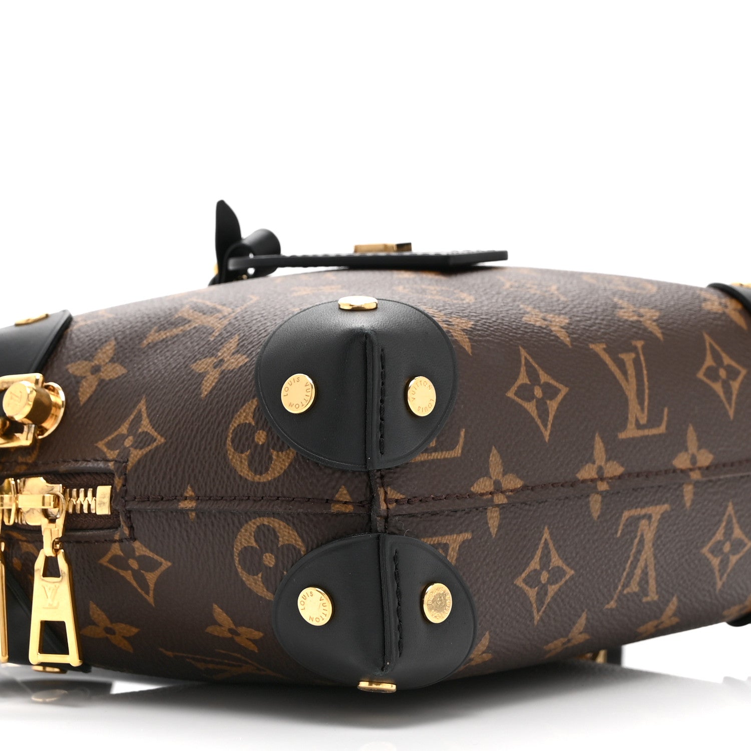 Louis Vuitton Monogram Petite Malle Souple Black 8 of 9