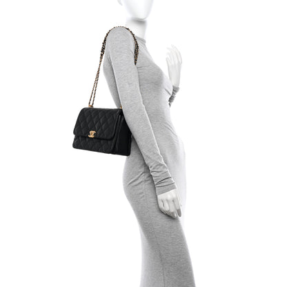 Chanel Caviar Quilted Coco First Flap Black 2 of 10