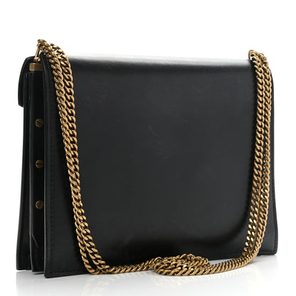Saint Laurent Smooth Calfskin Monogram Cassandra Clasp Bag Black 3 of 19