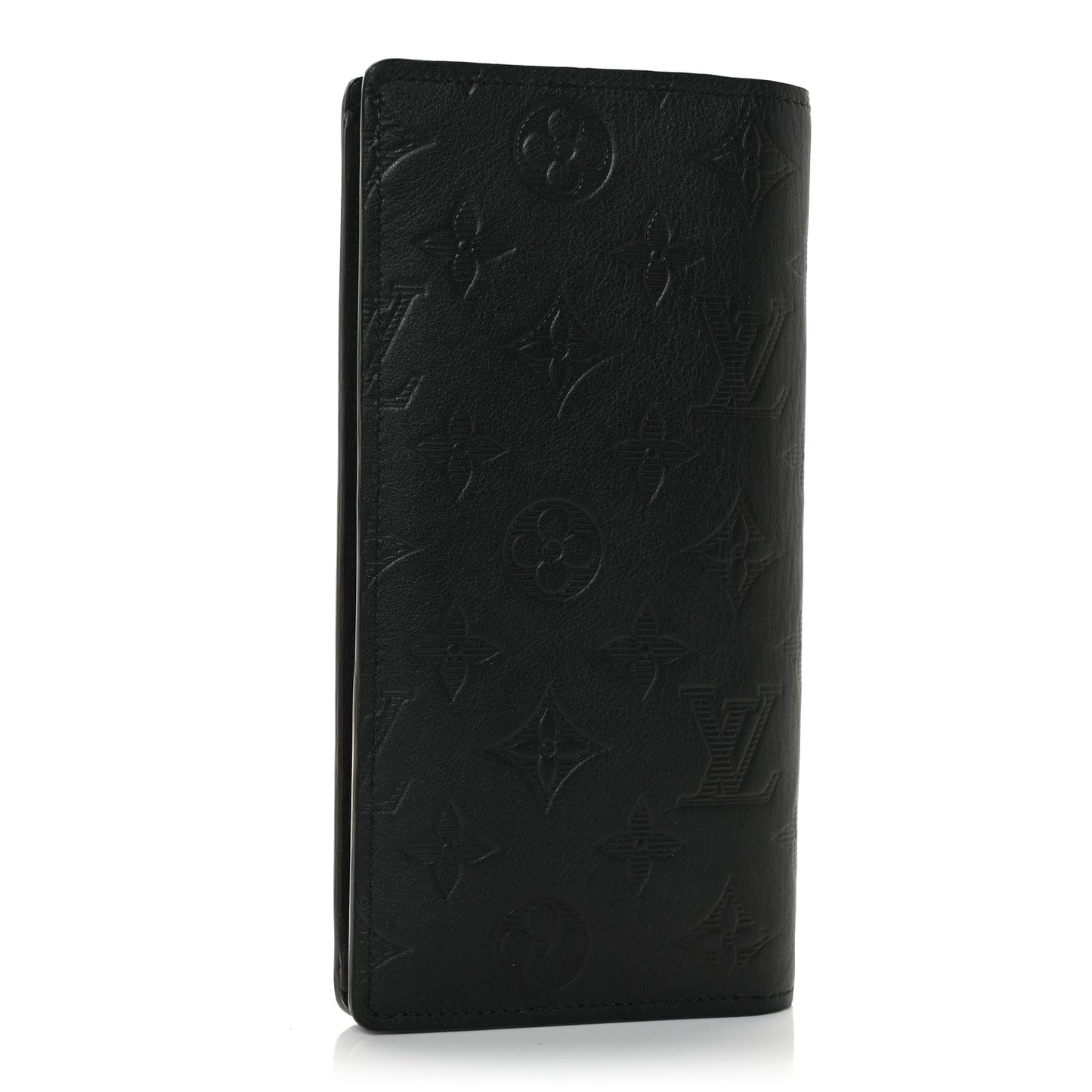 Calfskin Monogram Shadow Brazza Wallet Black
