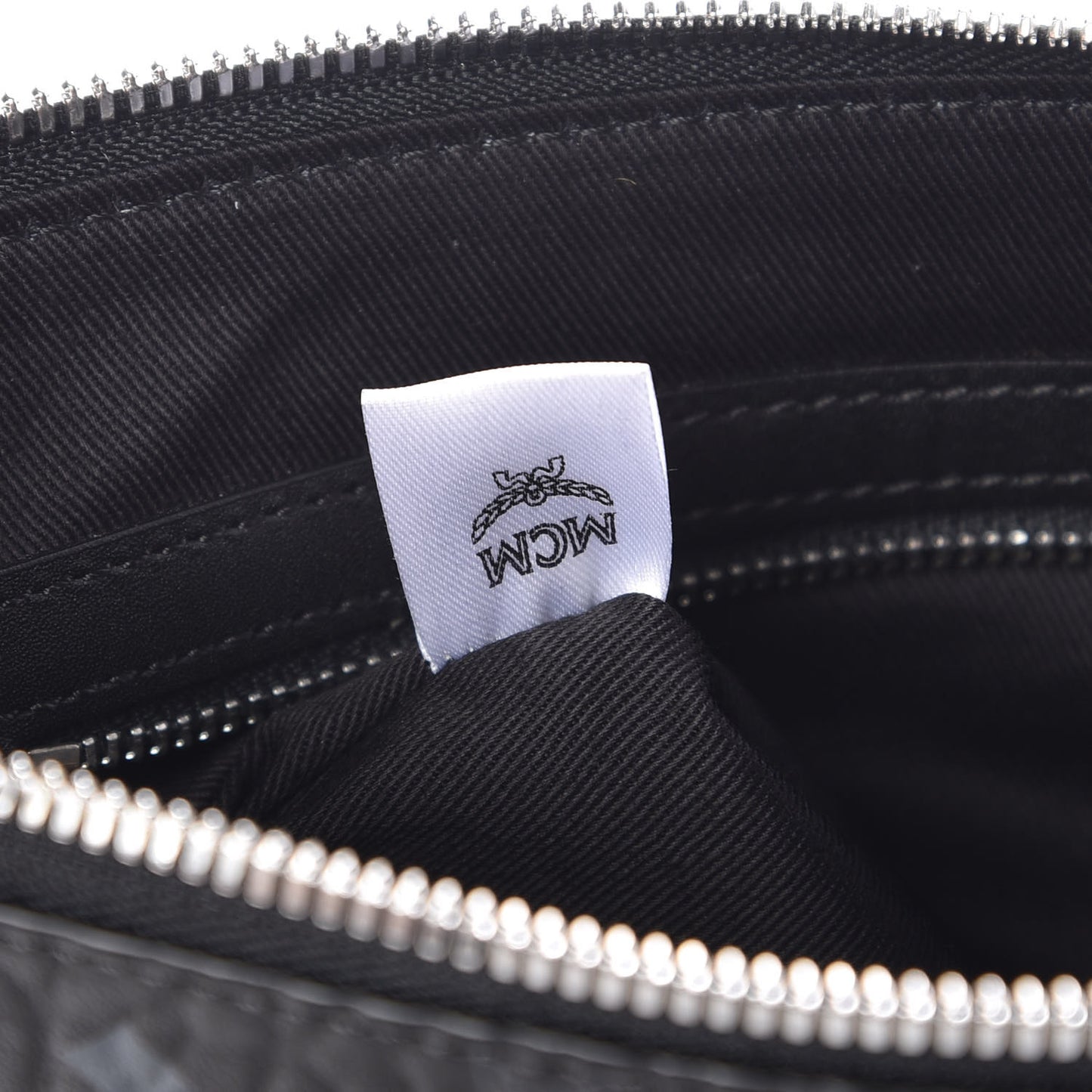 Visetos Medium Crossbody Pouch Black