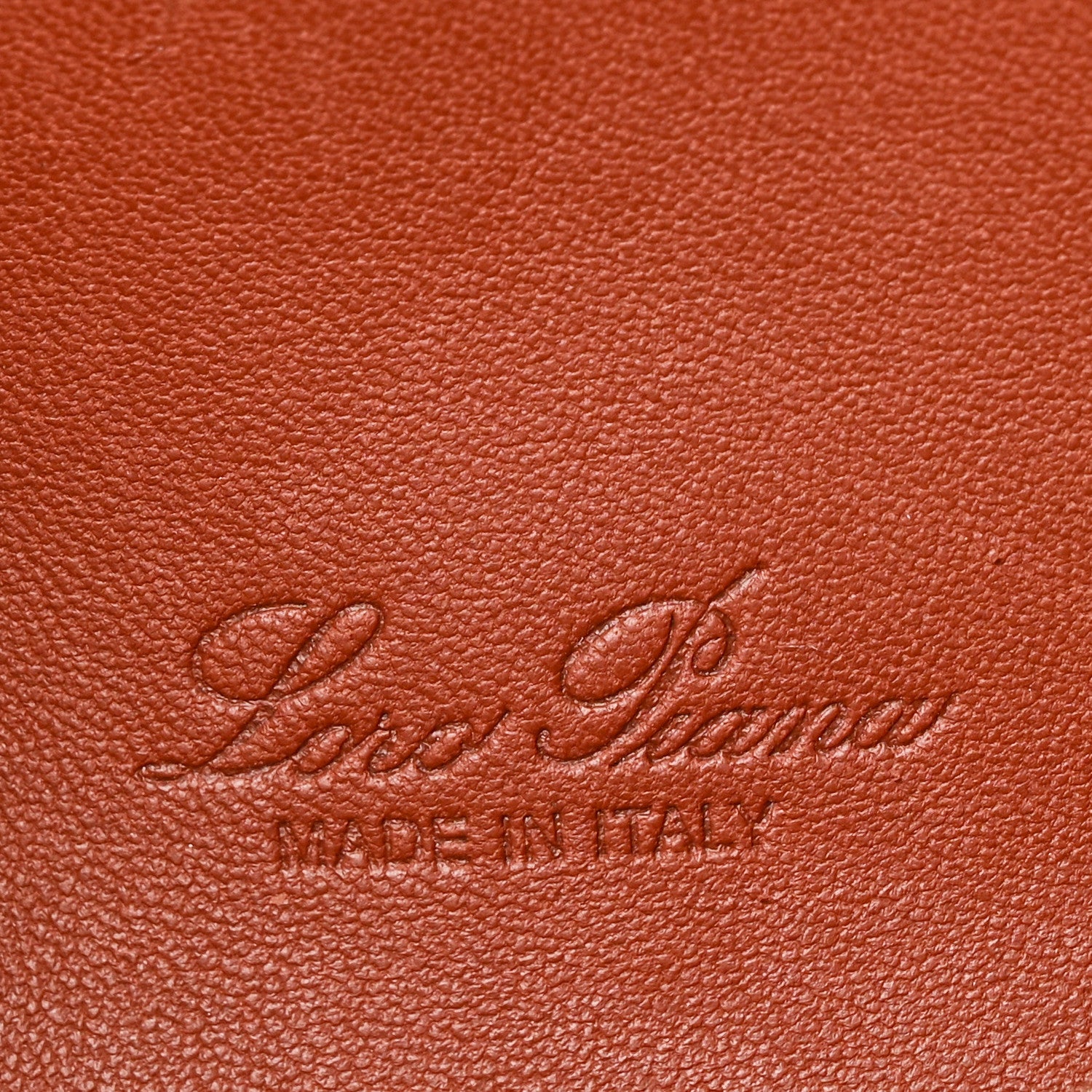 Loro Piana Grained Calfskin L19 Extra Pocket Pouch Kummel 6 of 11