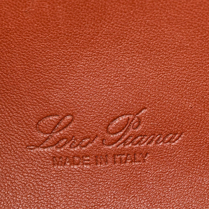 Loro Piana Grained Calfskin L19 Extra Pocket Pouch Kummel 6 of 11