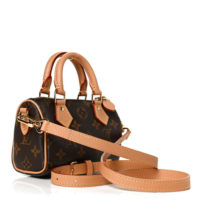 Louis Vuitton Monogram Nano Speedy Bandouliere 3 of 11