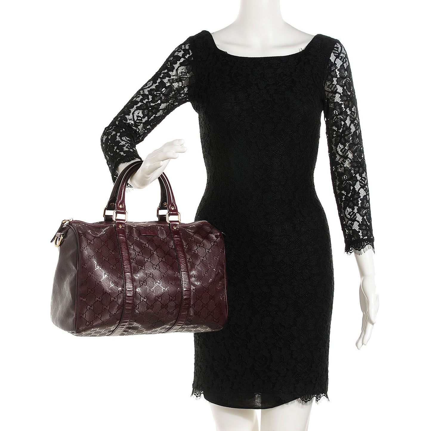 Imprime Monogram Medium Joy Boston Bordeaux