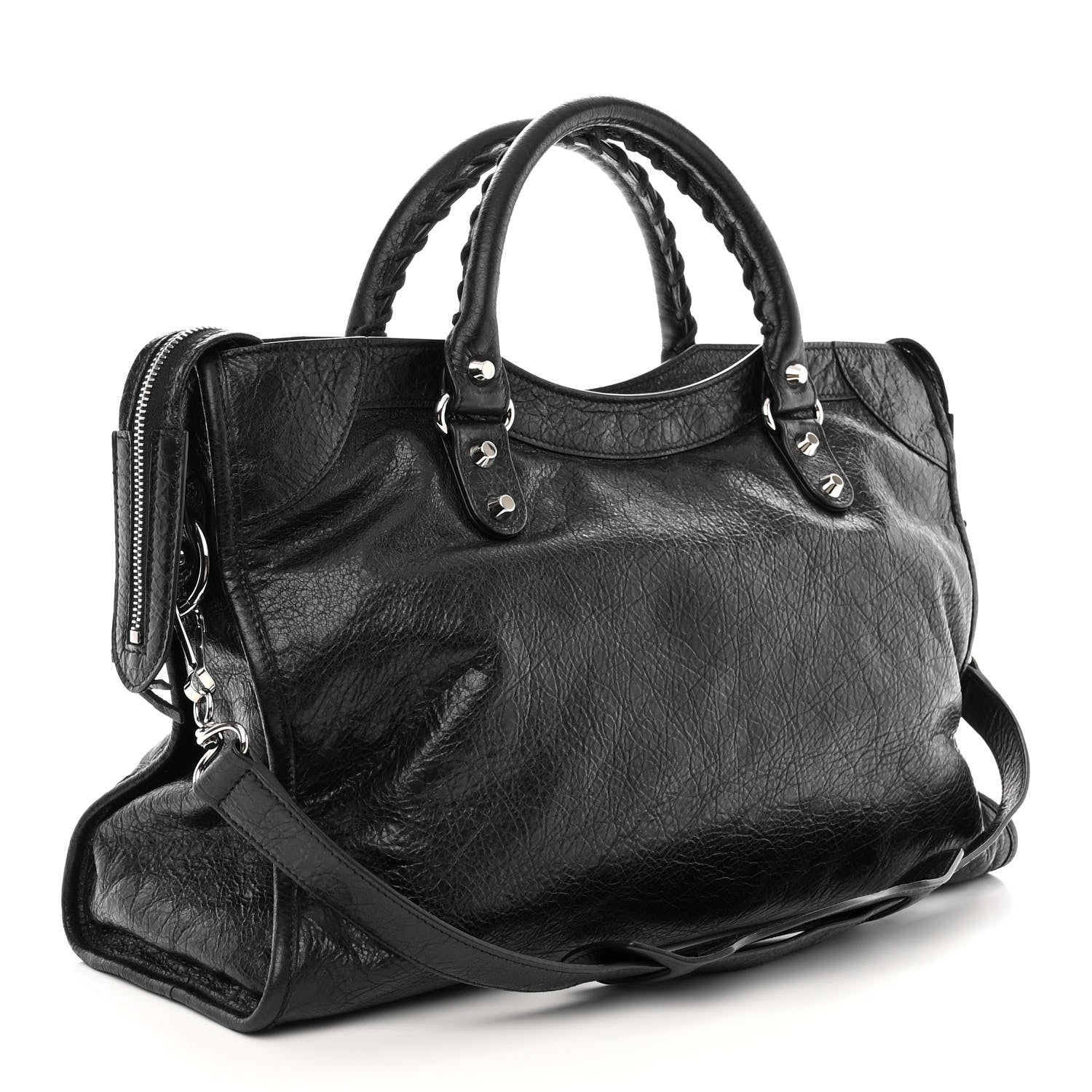 Balenciaga Agneau Classic Silver Hardware City Black 4 of 11