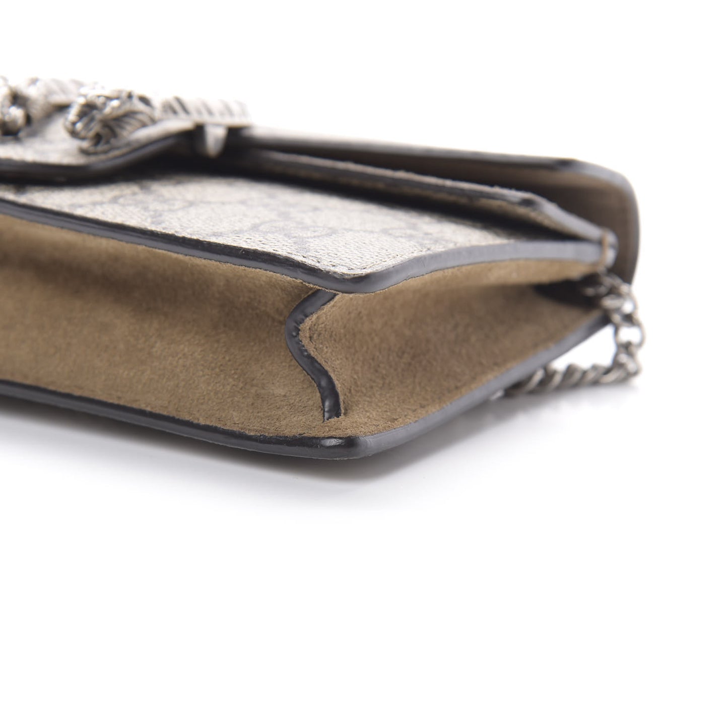 GG Supreme Monogram Super Mini Dionysus Shoulder Bag Taupe