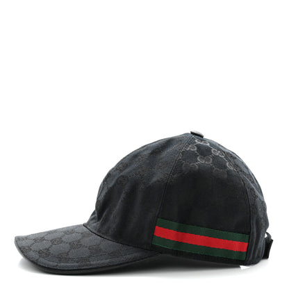 Gucci Monogram Web Baseball Hat M Black 12 of 16