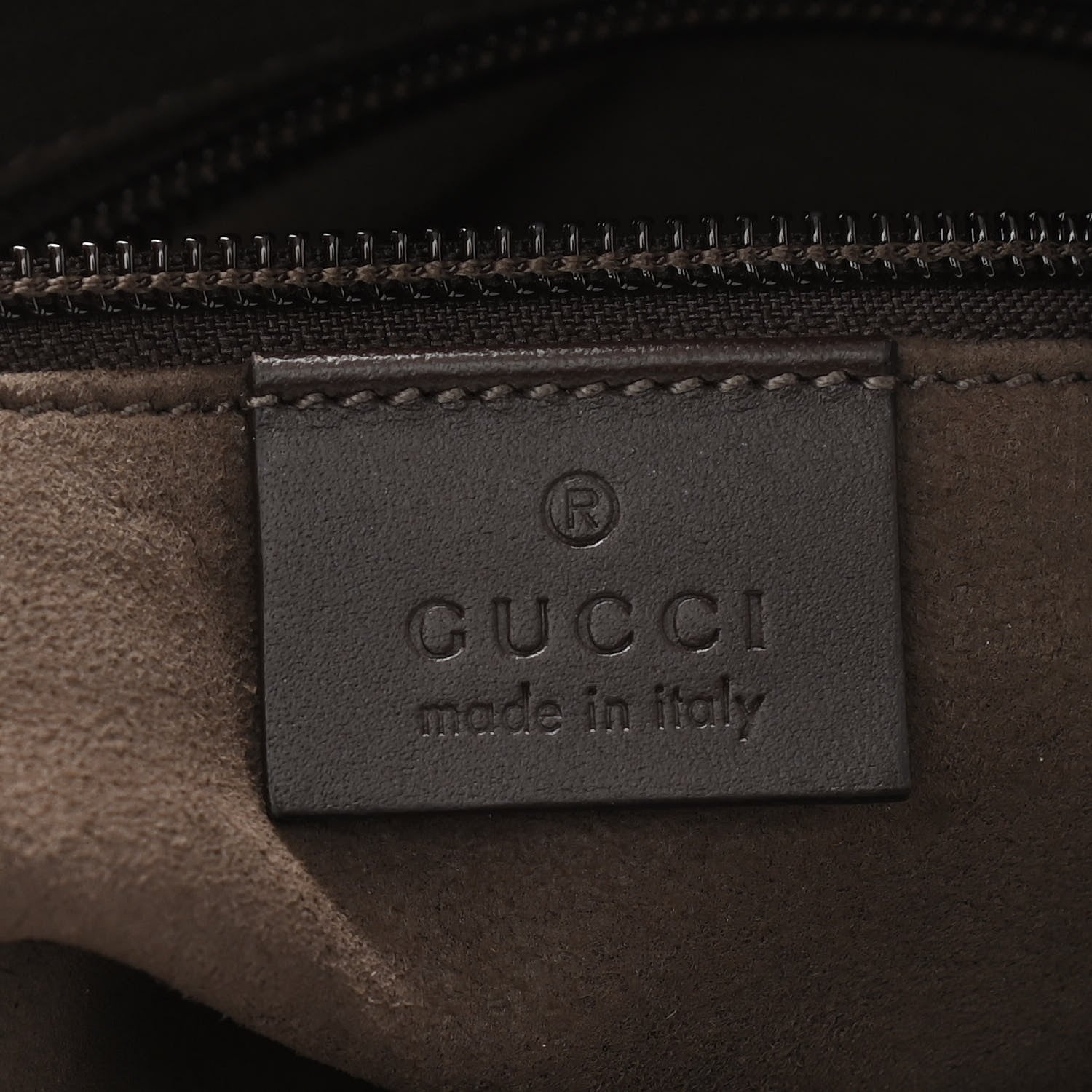 Gucci GG Supreme Monogram Selleria Calfskin Small Flat Messenger Bag Beige Ebony Cocoa Marrone Scuro 6 of 10