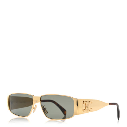 Celine Metal Triomphe 03 Sunglasses CL40325U Gold Green 1 of 8