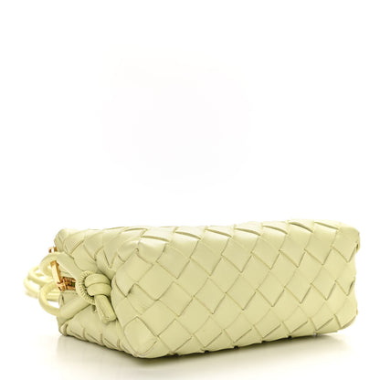 Bottega Veneta Nappa Intrecciato Mini Loop Camera Bag Lemon Washed 4 of 9