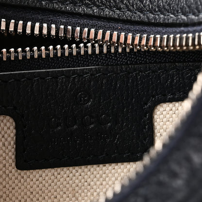 Gucci GG Supreme Monogram Textured Calfskin Web Large Attache Shoulder Bag Beige Blue 6 of 10