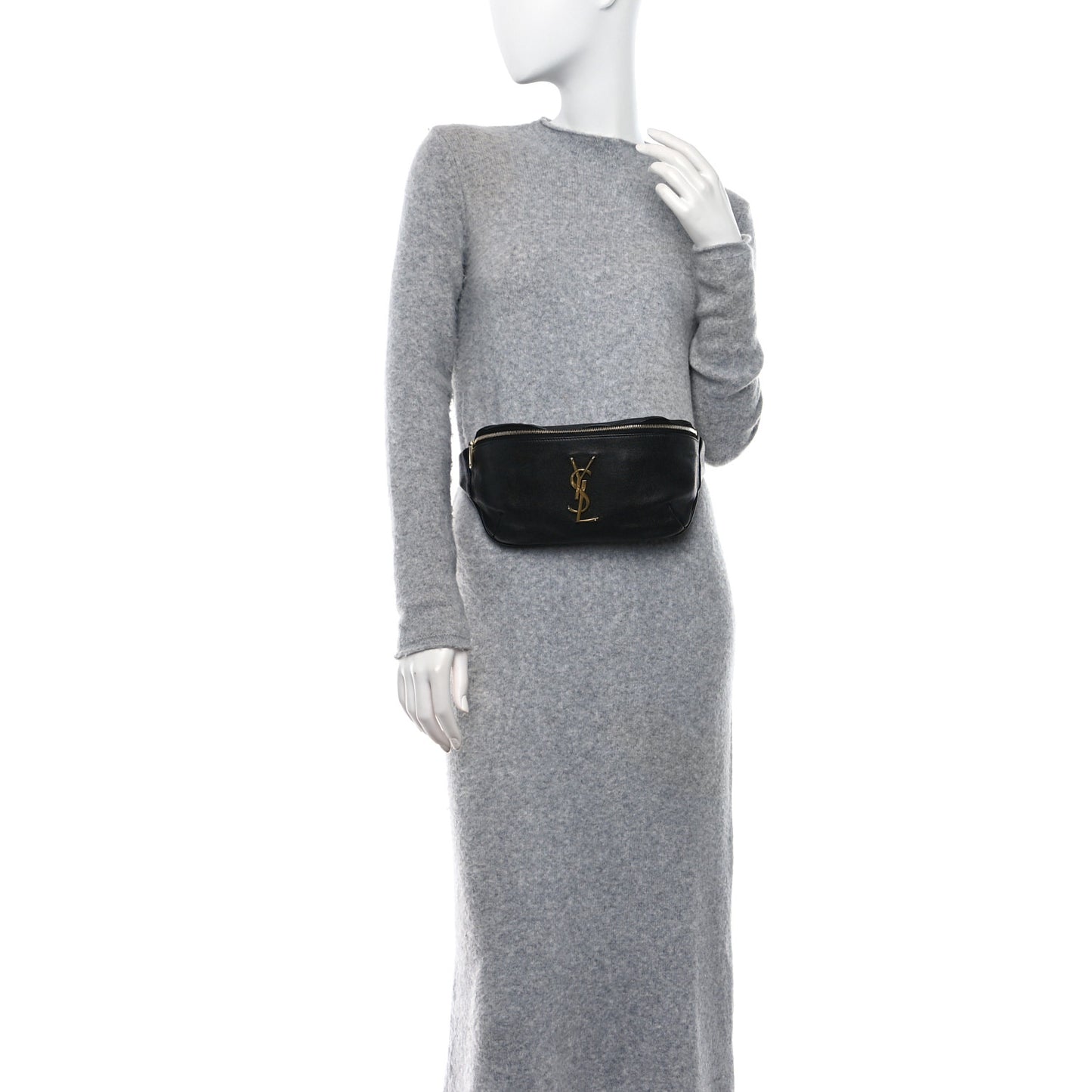 Grain De Poudre Monogram Belt Bag Black
