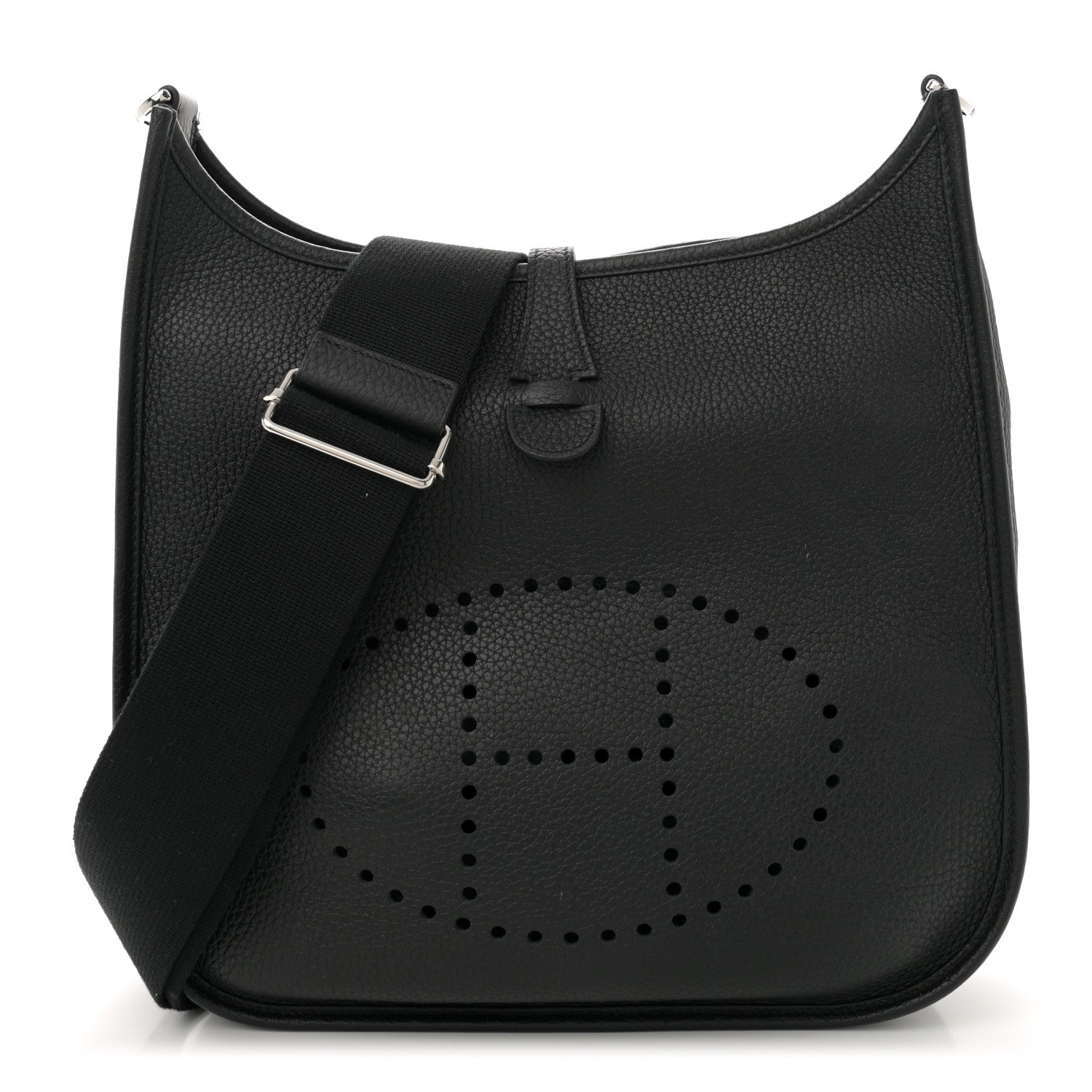 Hermes Taurillon Clemence Evelyne III PM Black 1 of 11
