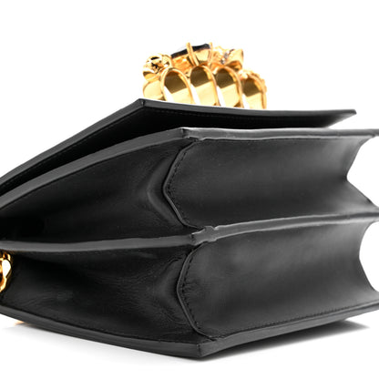 Alexander McQueen Calfskin Knuckle Crossbody Black 9 of 13