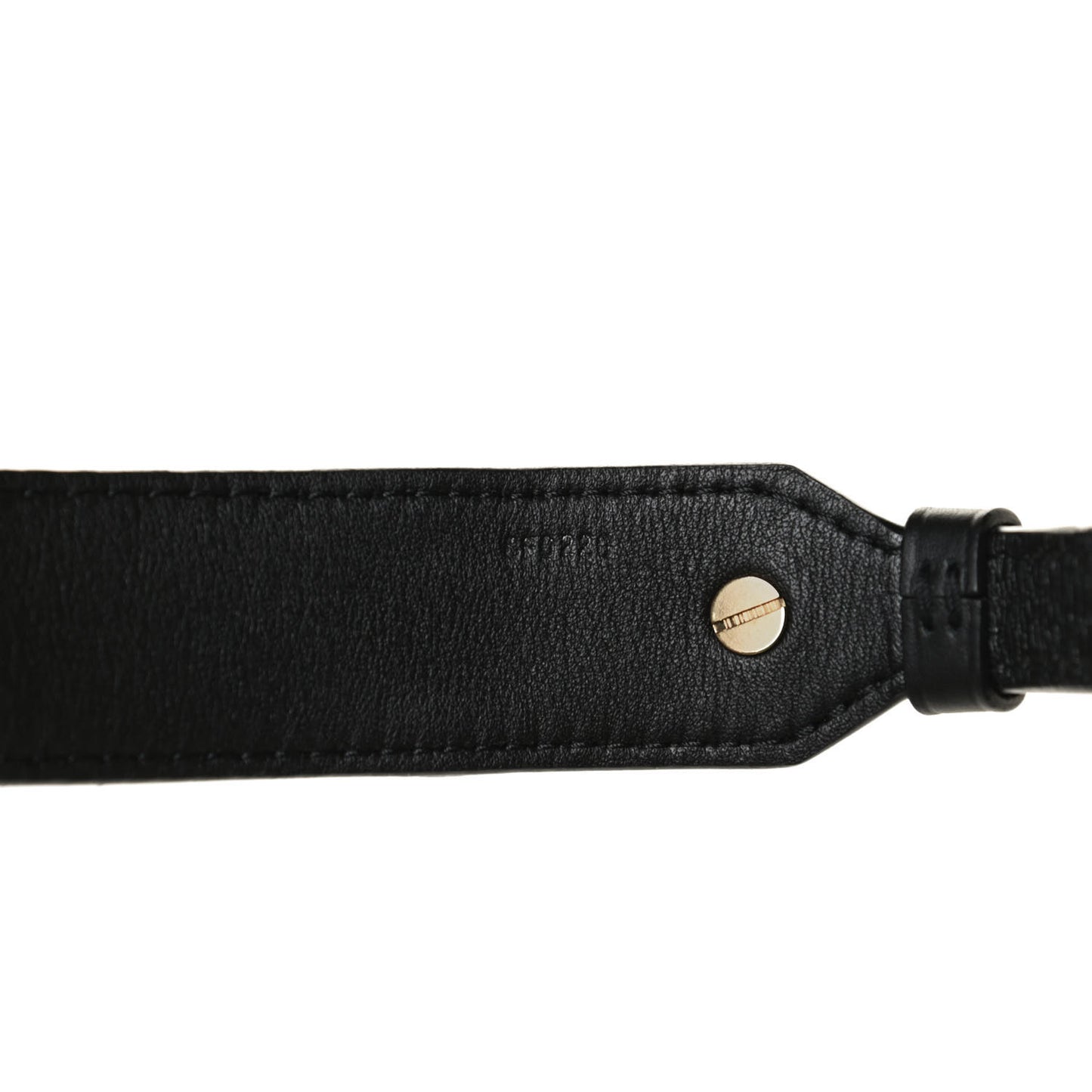 Reverse Monogram Bandouliere Shoulder Strap XL Black