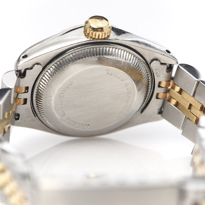 Rolex Stainless Steel 18K Yellow Gold 26mm Oyster Perpetual Date Watch Champagne 6917 6 of 7