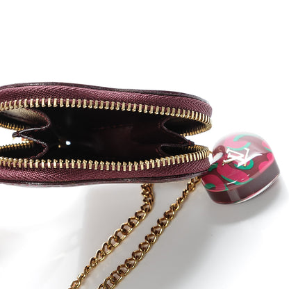 Louis Vuitton Vernis Heart Coin Purse Rouge Fauviste 5 of 6