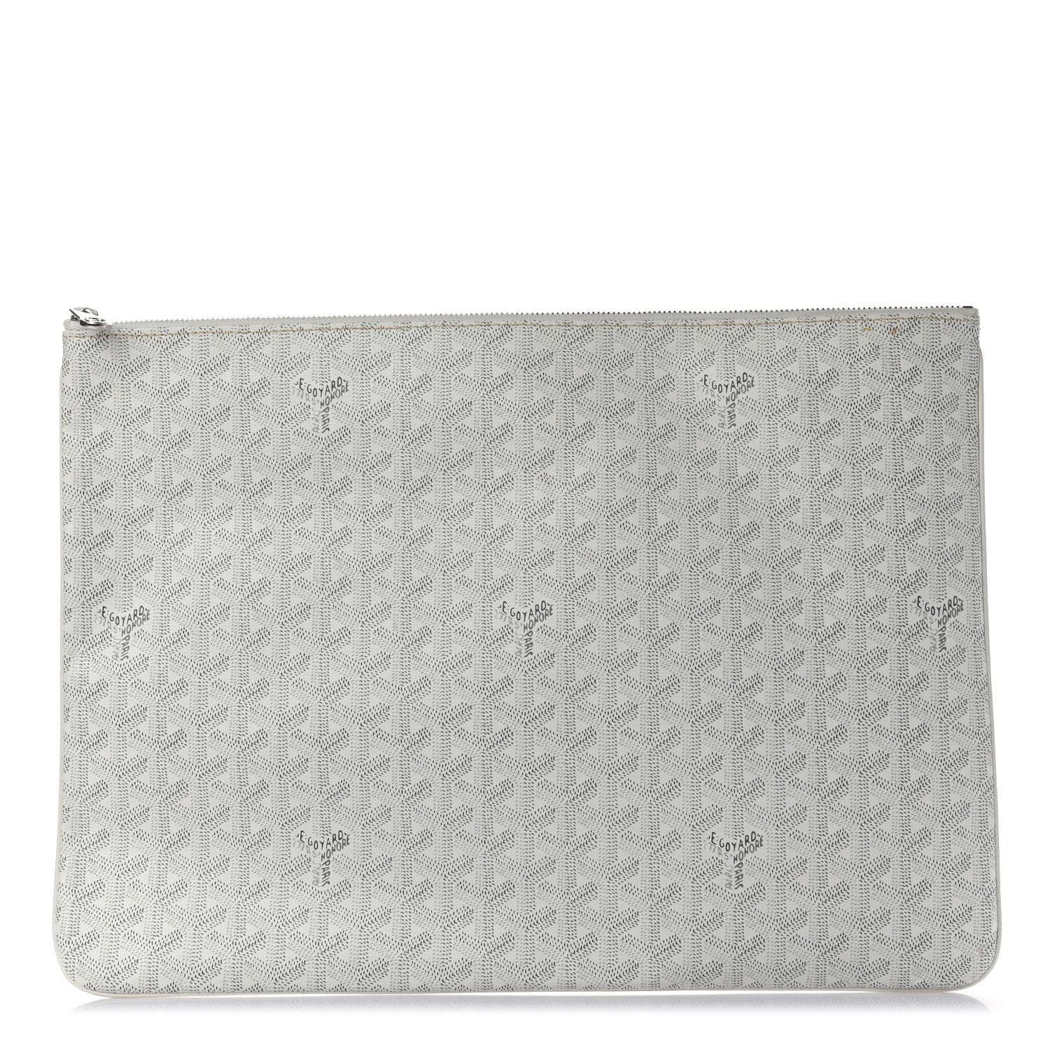 Goyard Goyardine Senat Pochette GM White 1 of 7