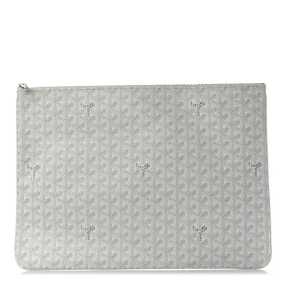 Goyard Goyardine Senat Pochette GM White 1 of 7