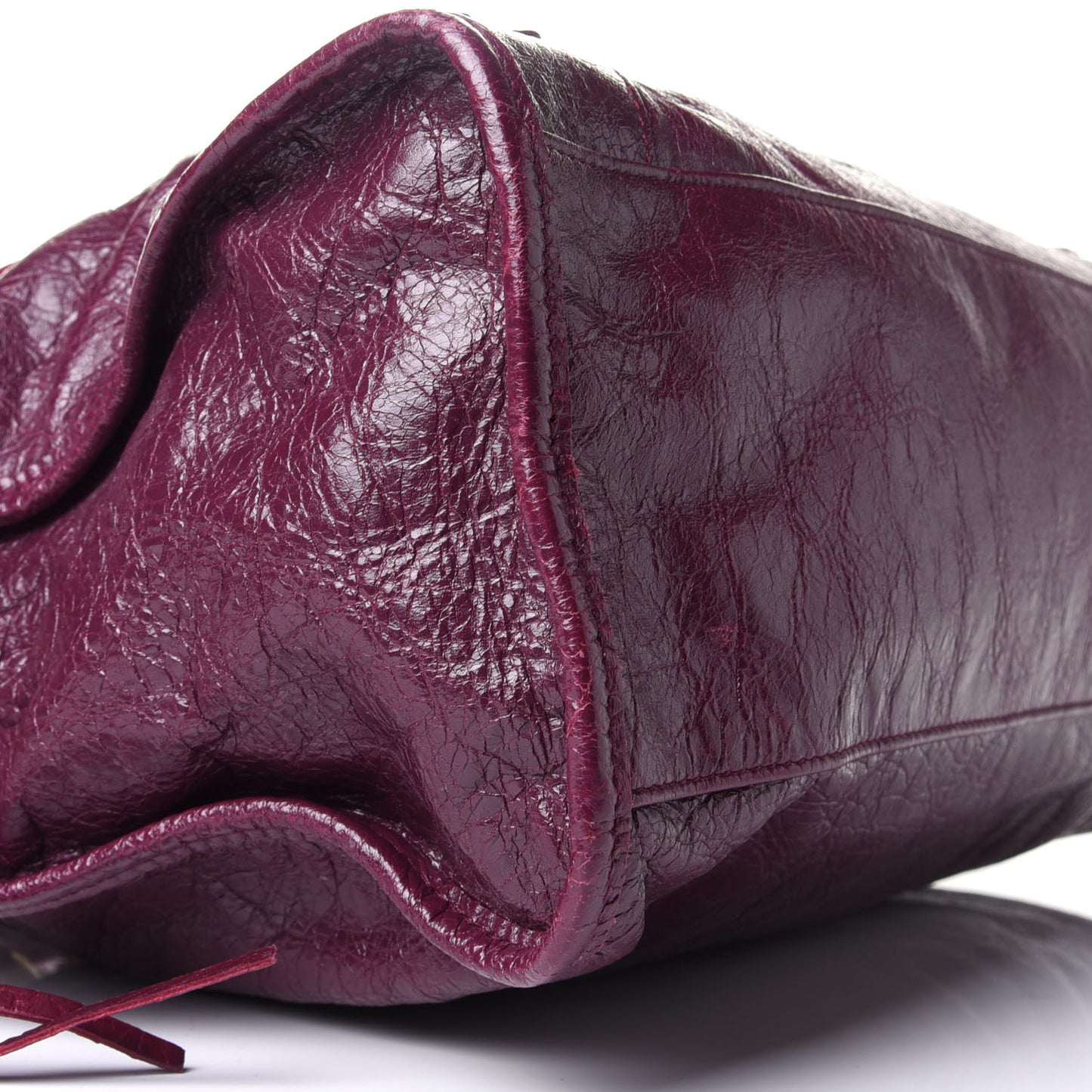 Agneau Classic Gold Hardware City Violet Prune