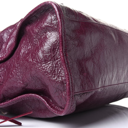 Balenciaga Agneau Classic Gold Hardware City Violet Prune 8 of 9
