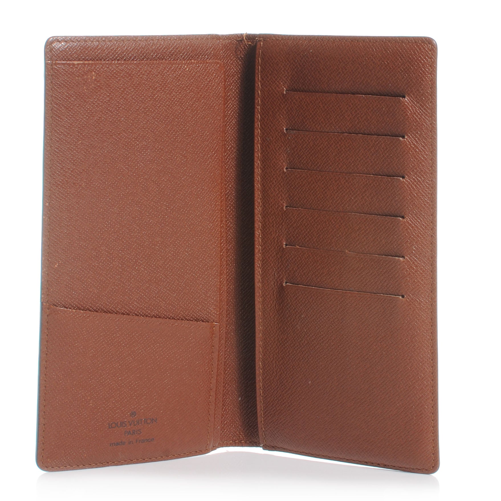 Louis Vuitton Monogram Porte Valeurs Checkbook Wallet 5 of 8