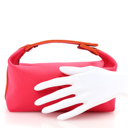 Hermes Canvas Small Bride-A-Brac Pouch Hibiscus 2 of 9