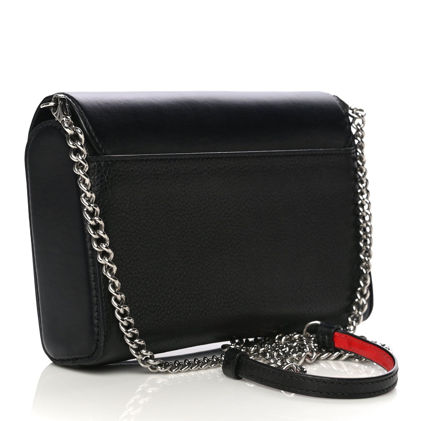 Calfskin Love RubyLou Clutch Black