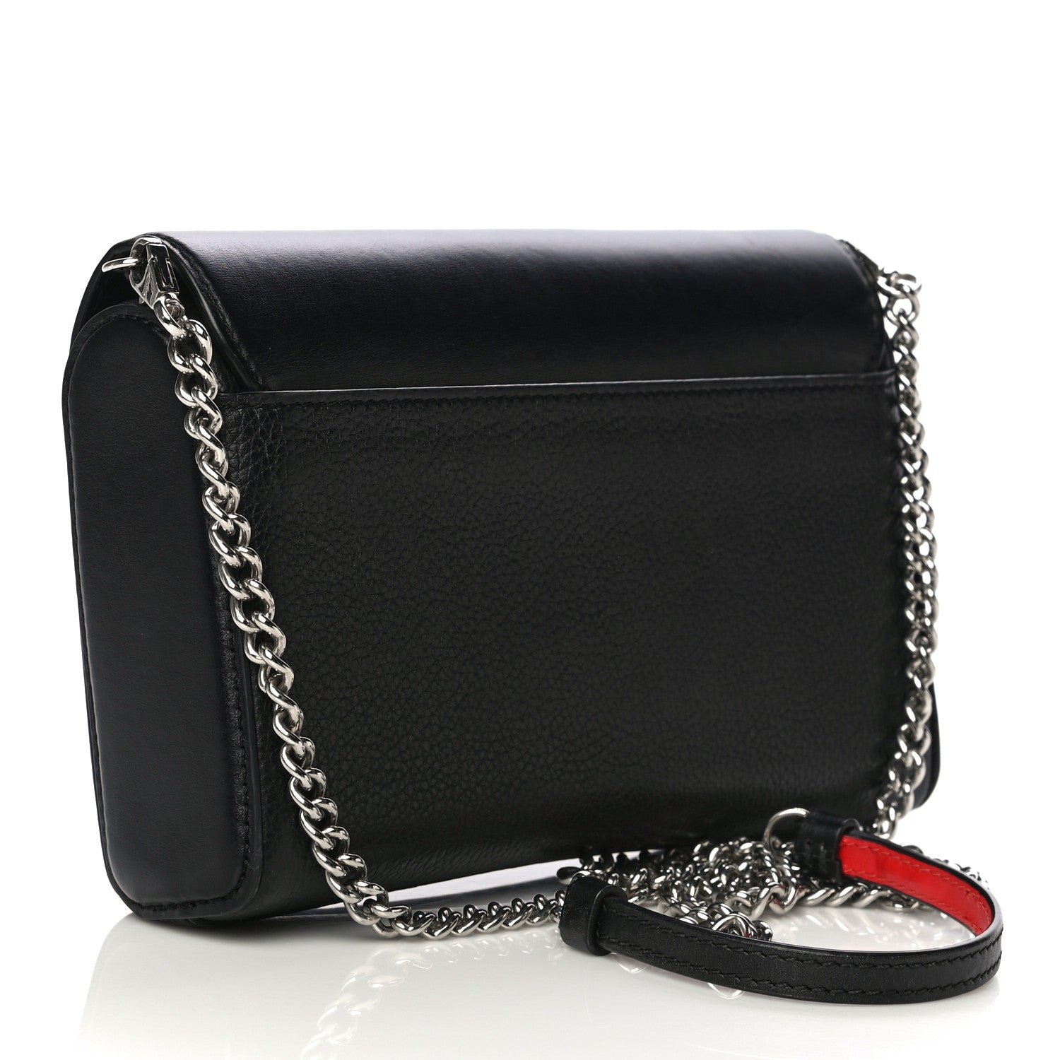 Christian Louboutin Calfskin Love RubyLou Clutch Black 2 of 14
