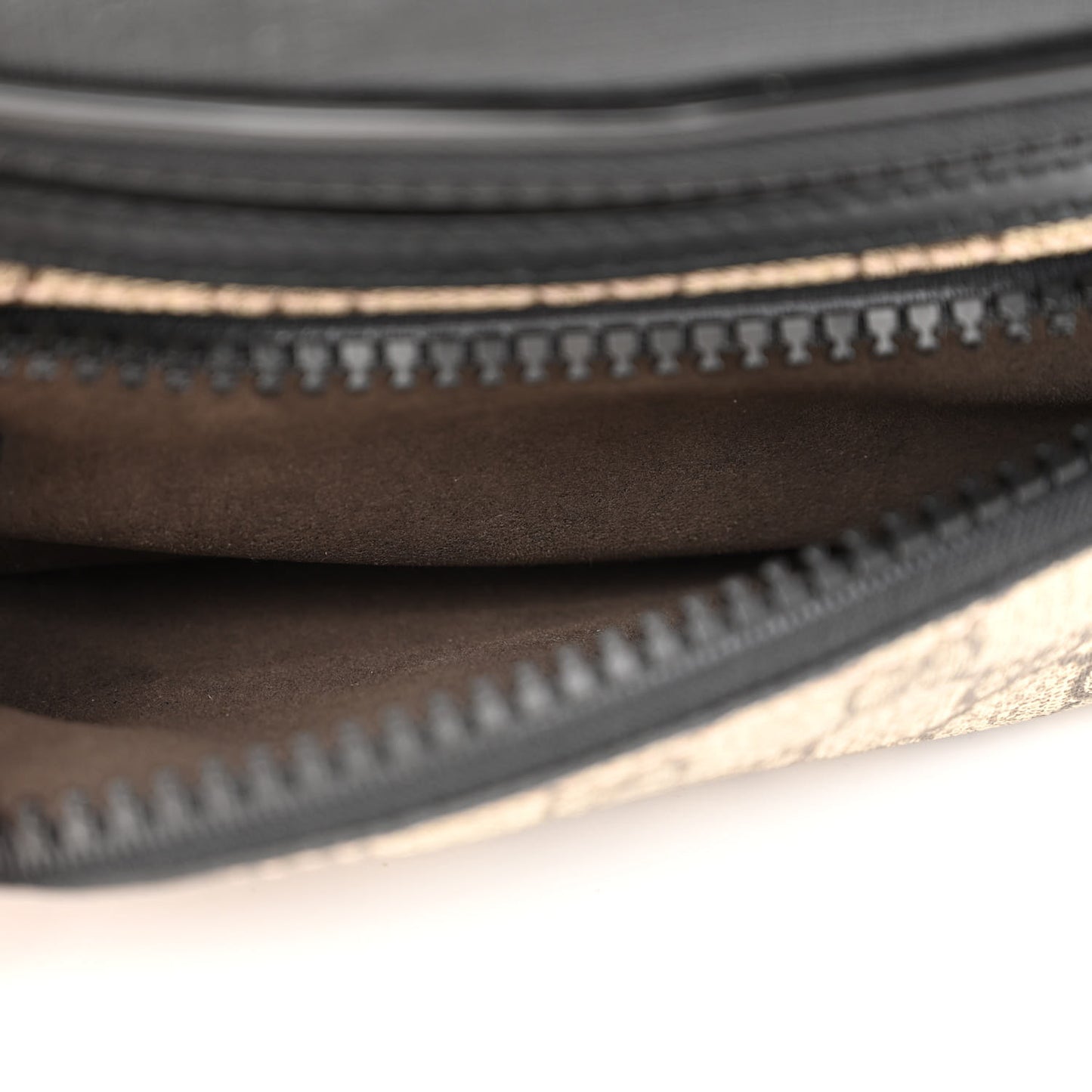 GG Supreme Monogram Belt Bag Black
