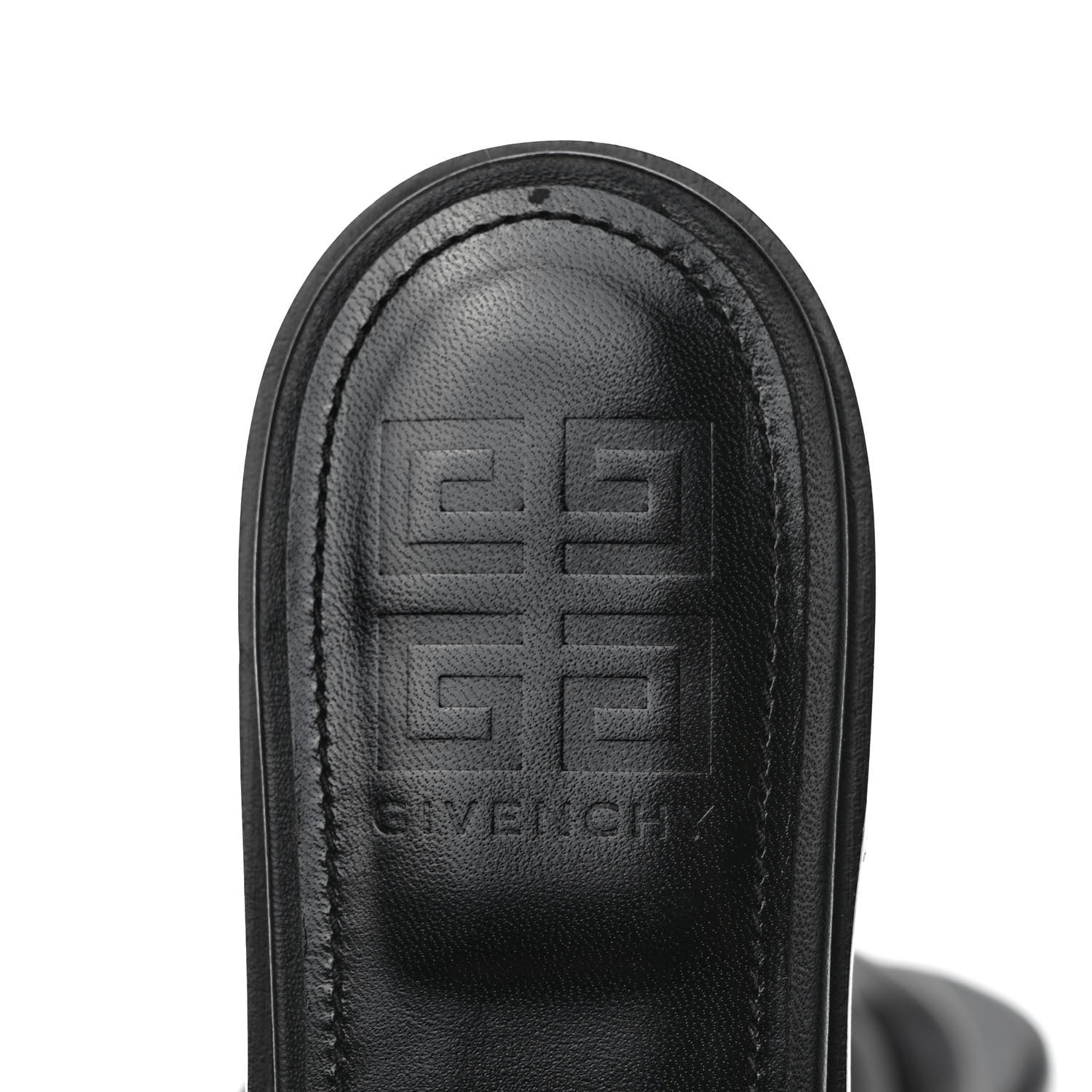 Givenchy Nappa G Flat Sandals 38.5 Black 7 of 10