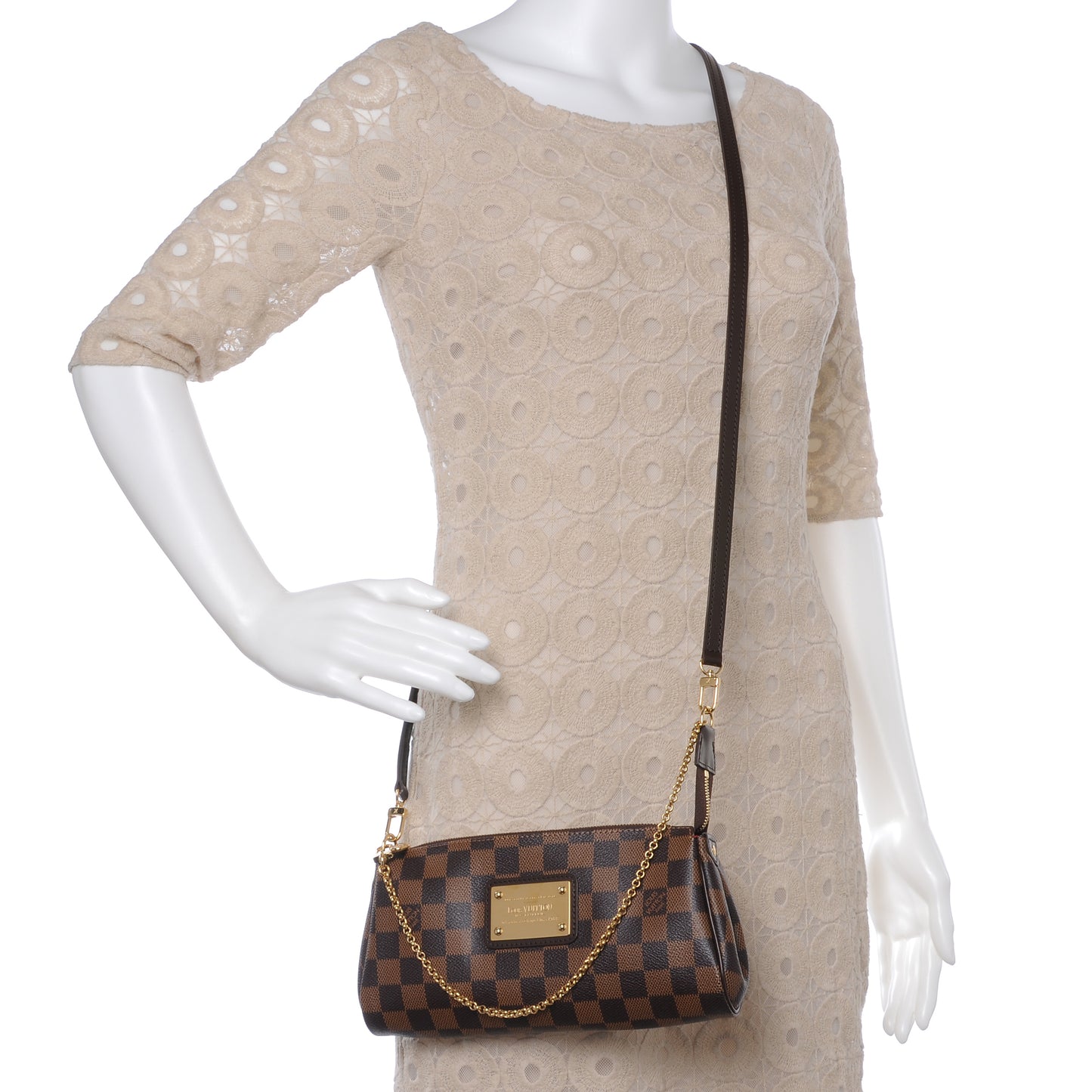 Damier Ebene Eva Clutch