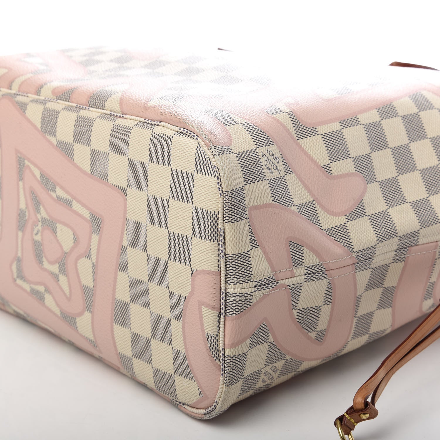 Louis Vuitton Damier Azur Tahitienne Neverfull MM 6 of 12
