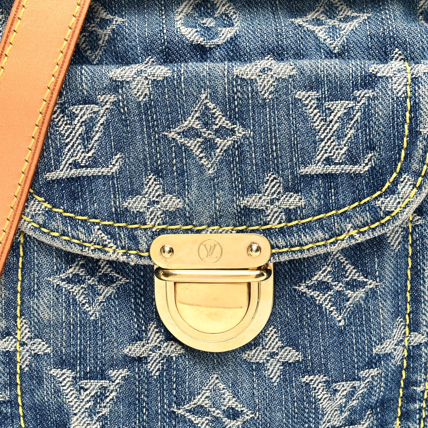 Denim Camera Bag Blue