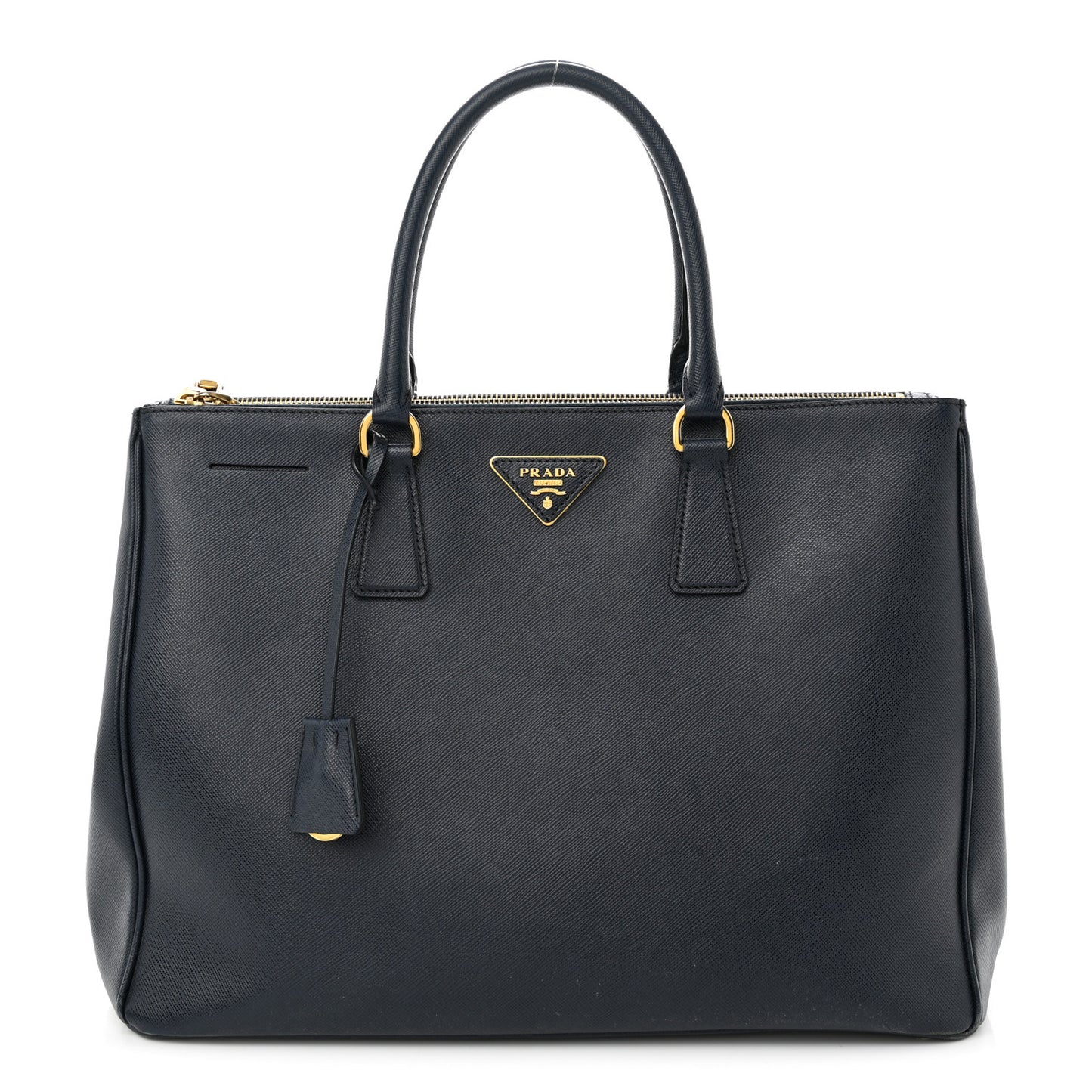 Saffiano Medium Galleria Double Zip Tote Baltico