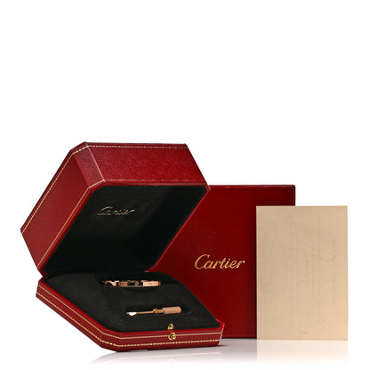 Cartier 18K Pink Gold Small LOVE Bracelet 16 5 of 5