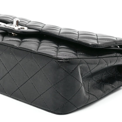 Chanel Lambskin Quilted Medium Double Flap Black 11 of 11