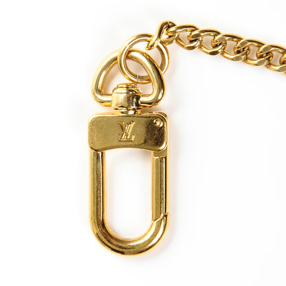 Louis Vuitton Metal Pochette Extender Key Ring Chain Gold 3 of 3