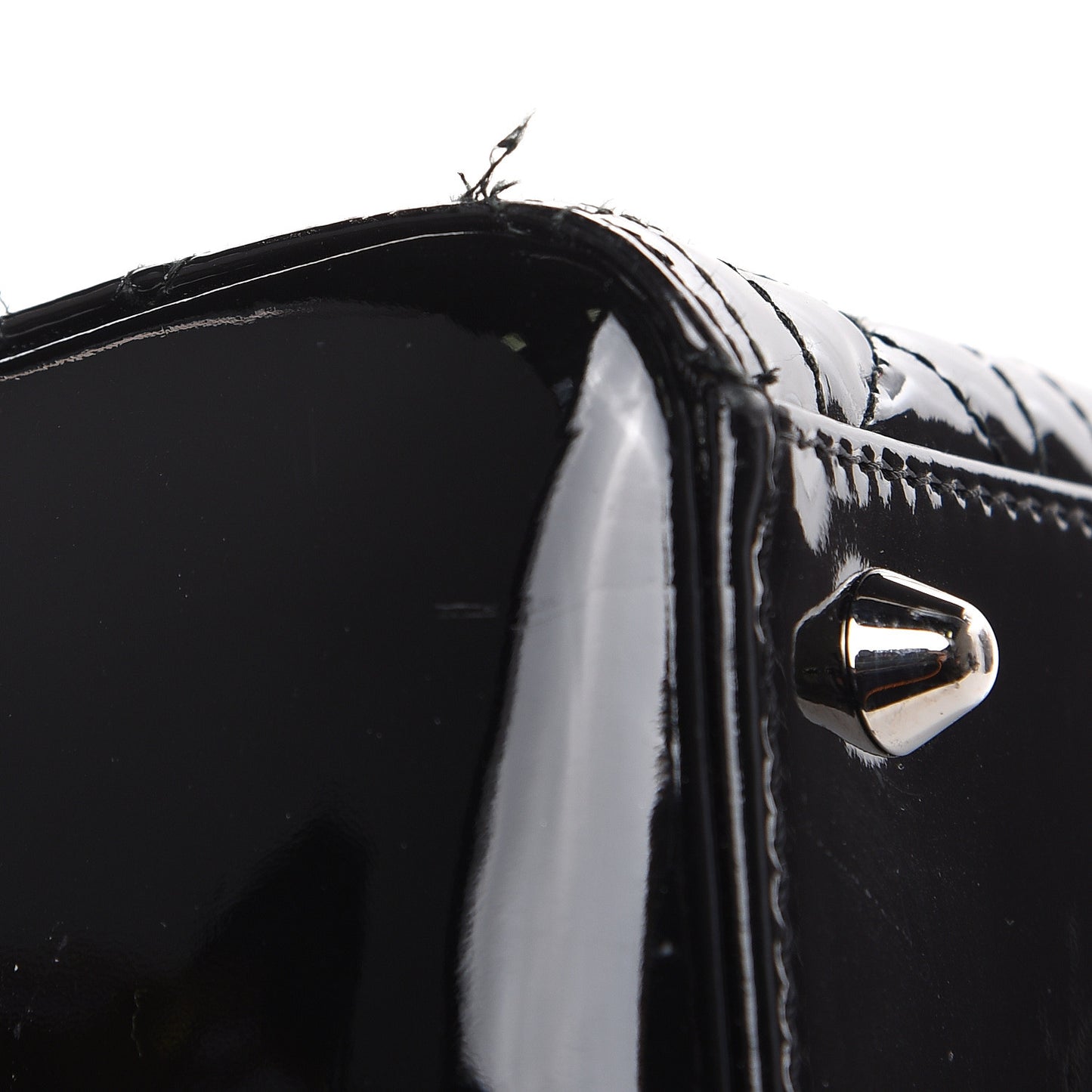 Patent Cannage Large Lady Dior Black
