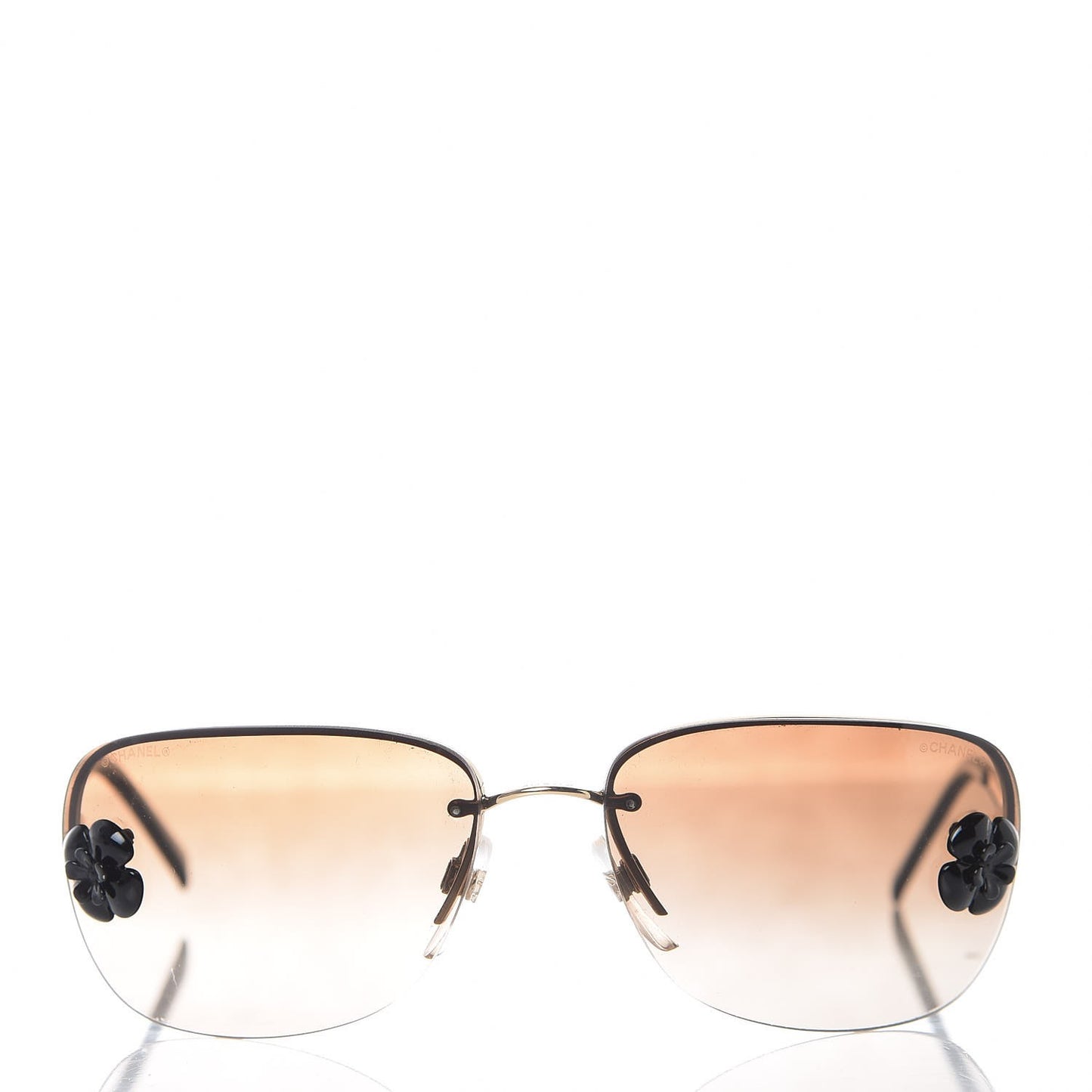 Frameless Camellia Sunglasses 4135 Brown