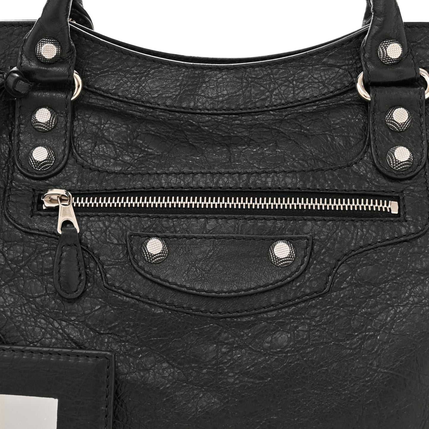 Agneau Giant 12 Silver Hardware City Black