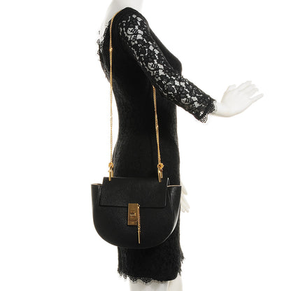 Chloe Grained Lambskin Drew Shoulder Bag Black 2 of 10