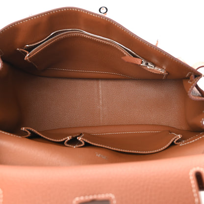 Hermes Taurillon Clemence Jypsiere 31 Gold 5 of 11