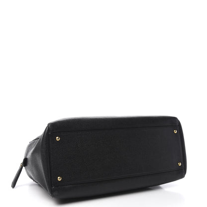 Chanel Caviar CC Timeless Tote Black 4 of 10