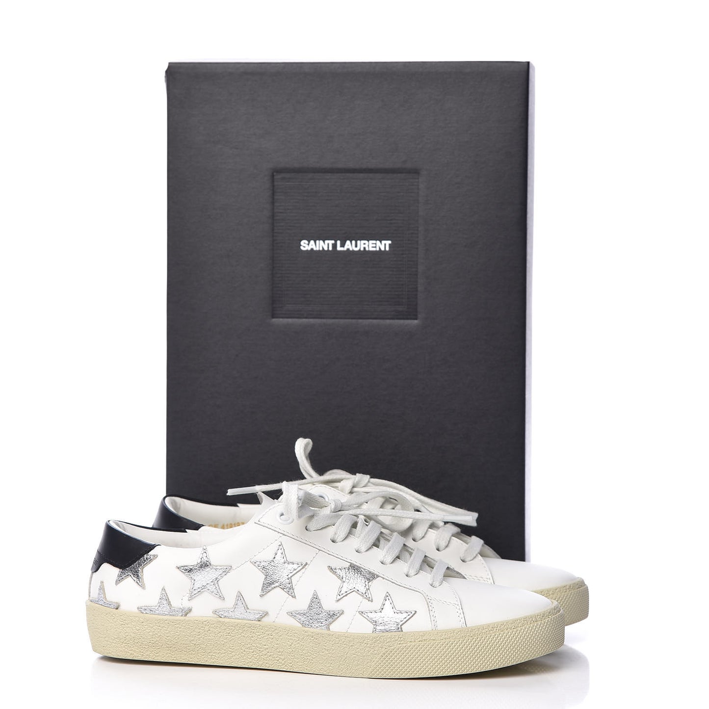 Nappa Womens Star Court Sneakers 36 Off White