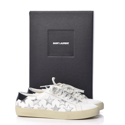 Saint Laurent Nappa Womens Star Court Sneakers 36 Off White 11 of 11